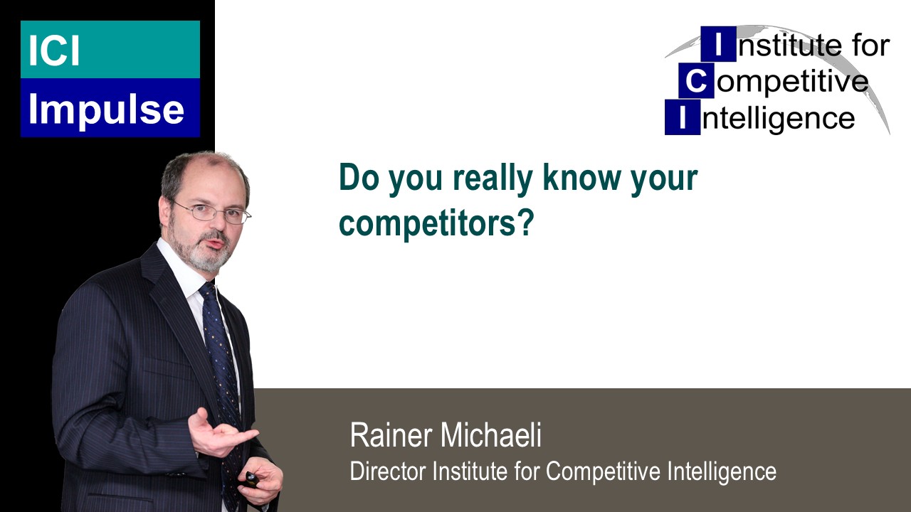 Do you really know your competitors?